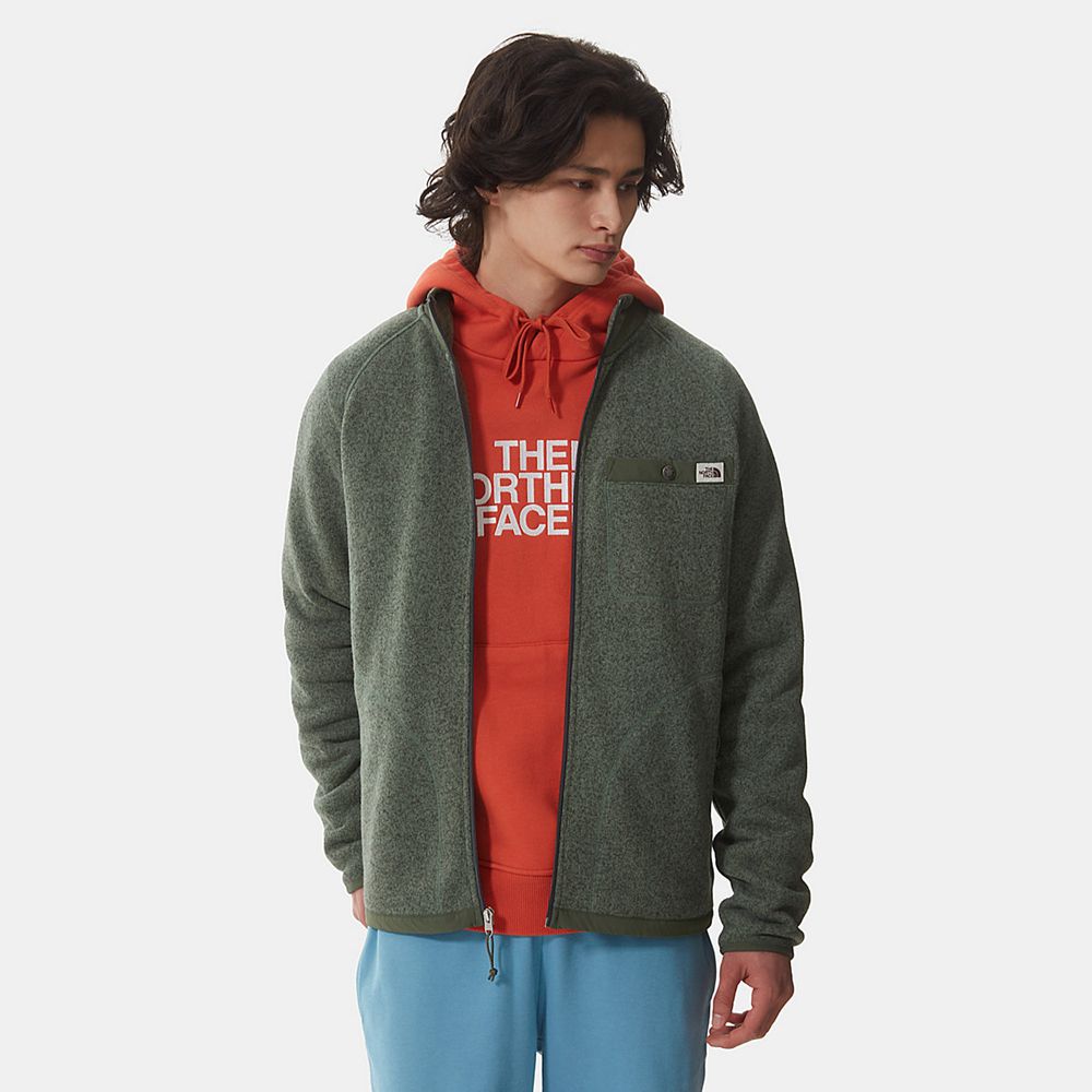 The North Face Fleece Jacket Mens Australia - The North Face Gordon Lyons Green (CBP-748692)